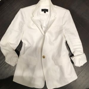 J.Crew White Linen Blazer - size 10